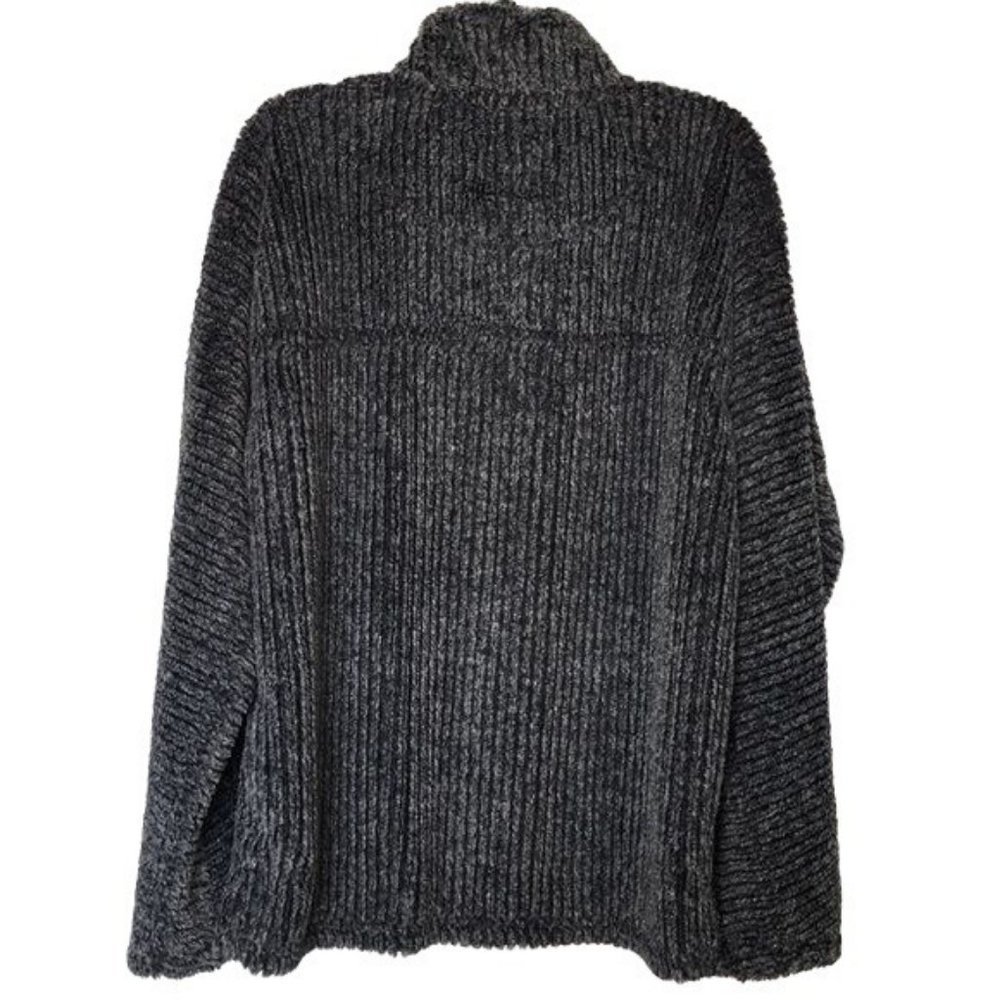 True Grit Frosty Cord Pile 1/4 Zip Pullover - Picture 4 of 8